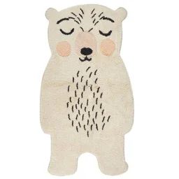 Tapis enfant ours : ODINO beige