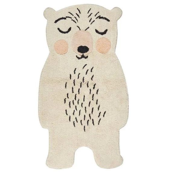 Tapis enfant ours : ODINO beige