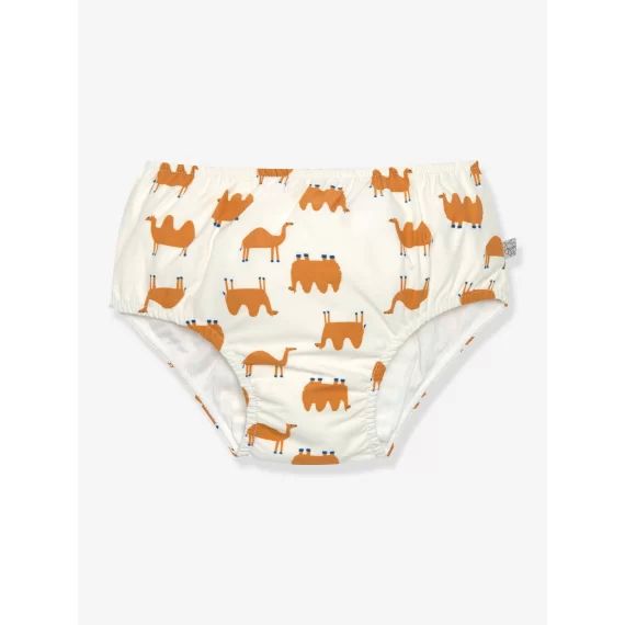 Maillot de bain couche bébé LÄSSIG blanc imprimé