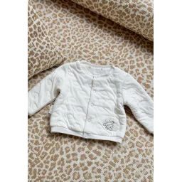 Gilet Bébé En Molleton Câlins Ecru