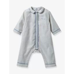 Dors-bien Bébé vichy CYRILLUS carreaux blanc