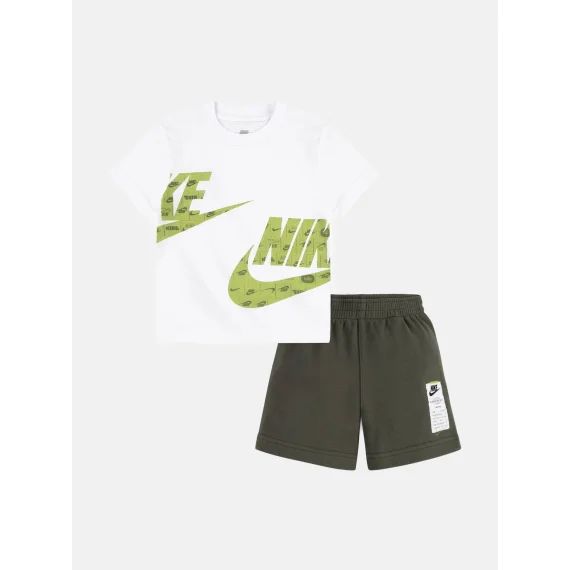 Ensemble 2 Pièces Vert / Blanc