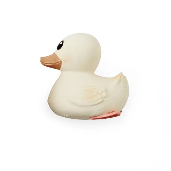 Canard En Caoutchouc Naturel Mini Kawan Blanc