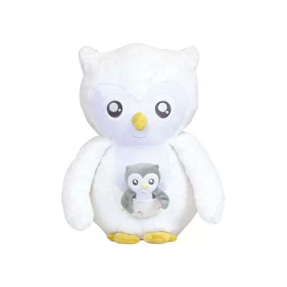 Peluche Chouette et son bébé (44 cm)