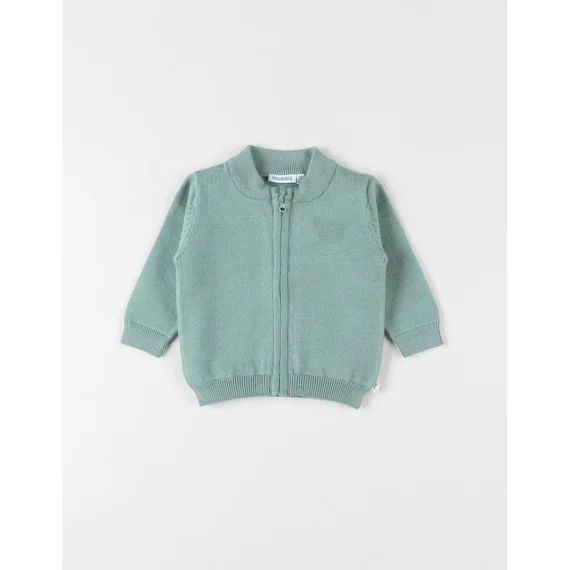 Cardigan En Tricot Turquoise