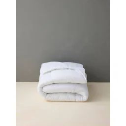 Couette microfibre anti-acariens traitée Passerelle® blanc