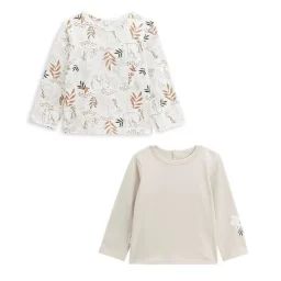 Lot De 2 T-shirts Bébé Garçon Manches Longues Malo Blanc