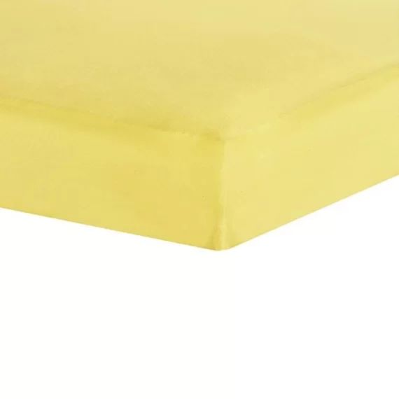 TROIS KILOS SEPT Drap housse – – 60×120 cm – Jaune jaune