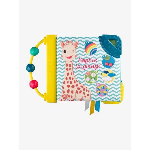 Livre d&rsquo;éveil Sophie la girafe VULLI bleu