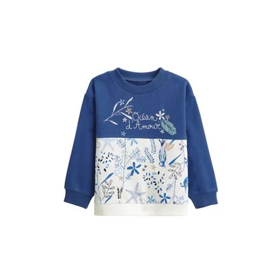 Sweat-shirt Bébé Océan D&rsquo;amour Bleu