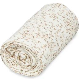 Couverture en mousseline de coton bio Lierre (100 x 100 cm)