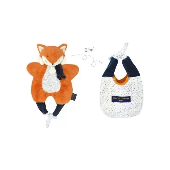 Doudou amusette 3 en 1 Renard Les petits futés