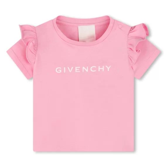 T-shirt à manches courtes Fille Rose