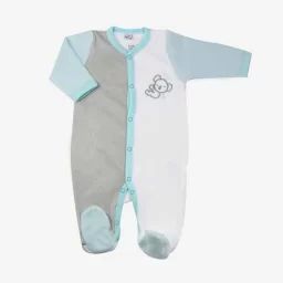 Pyjama  bébé 1 mois  – TROIS KILOS SEPT gris