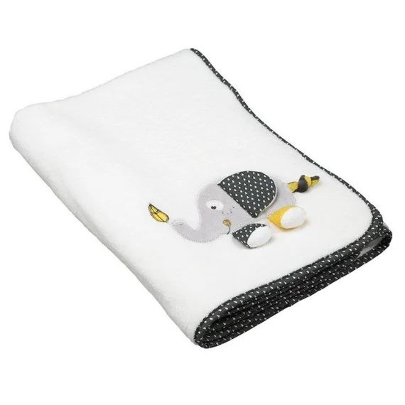 Couverture bébé 75x100cmbabyfan blanc