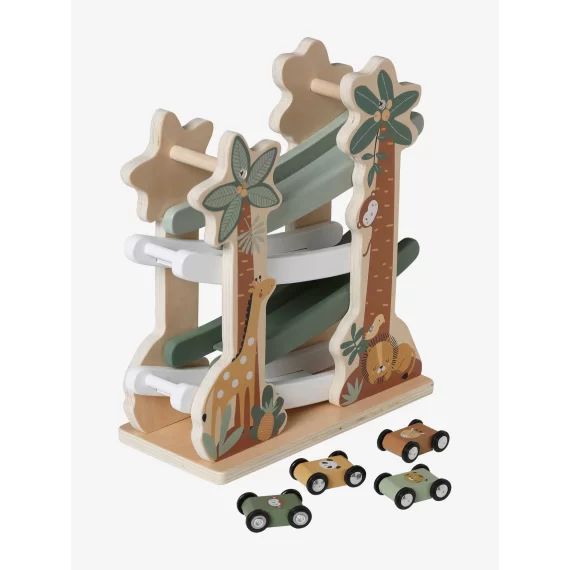 Le toboggan des animaux TANZANIE en bois FSC® vert