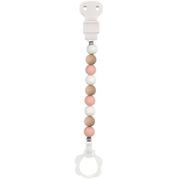 Attache sucette Lapidou rose