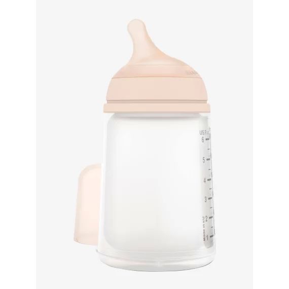 Biberon anti-colique Zéro zéro® SUAVINEX – 270 ml – débit moyen (M) peau