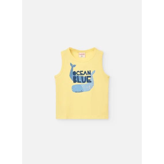 T-shirt Tricot Jaune