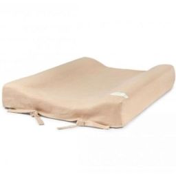 Matelas à langer avec housse Lin français sand