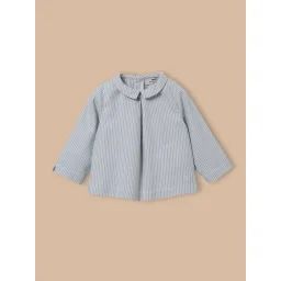 Guimpe Vichy Rayure Vert Doux