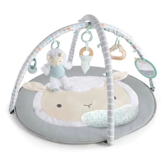 INGENUITY Tapis d&rsquo;éveil moelleux, petit mouton gris