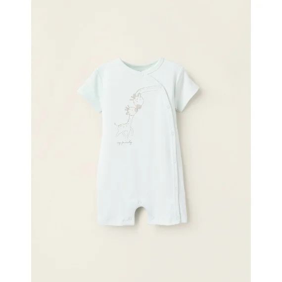 Pyjama Combi-short Avec Motif Bleu Clair