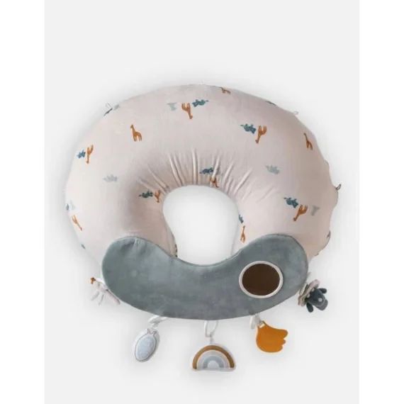Coussin D&rsquo;activités Veloudoux Tso Évolutif – Beige Beige