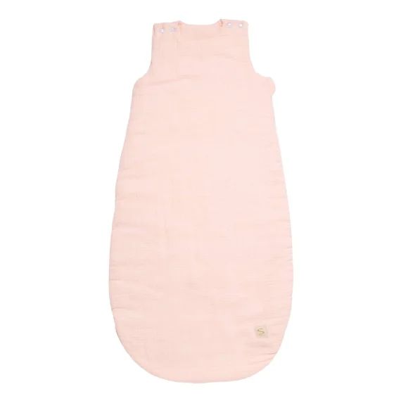 Gigoteuse Bébé Hiver En Double Gaze De Coton Rose