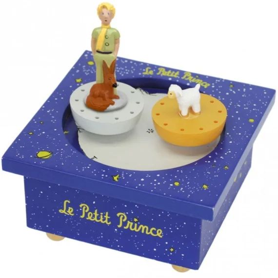 Boîte à musique magnétique Le Petit Prince (11,5 x 8,5 cm)