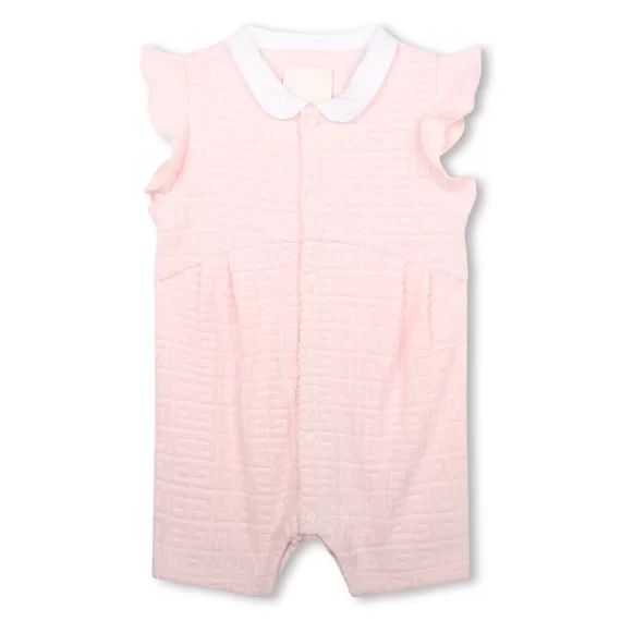 Combinaison en éponge coton UNISEXE Rose