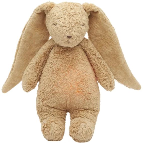 Peluche Veilleuse Lapin Nature Bio Cappuccino
