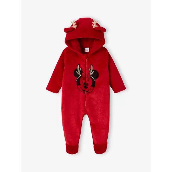 Surpyjama bébé fille Disney® Minnie Noël rouge
