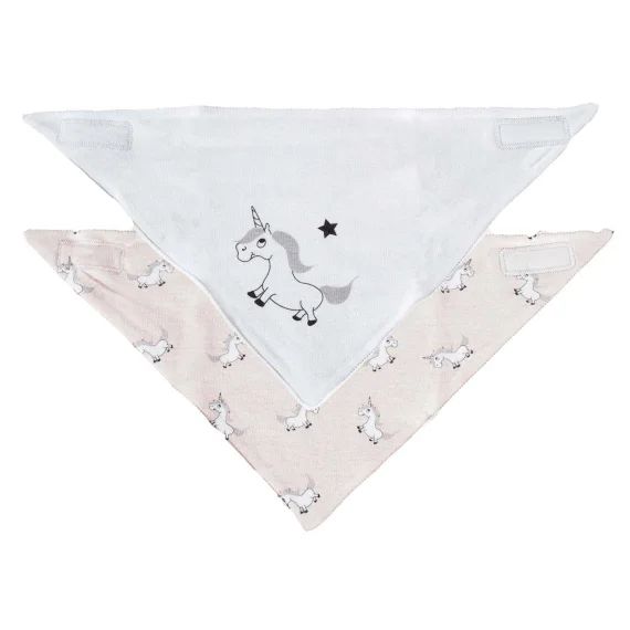 Lot De 2 Bavoirs Blanc