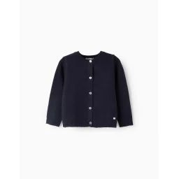 Gilet En Maille Bleu Foncé