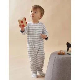 Set De 2 Pyjamas 1 Pièce Bleu