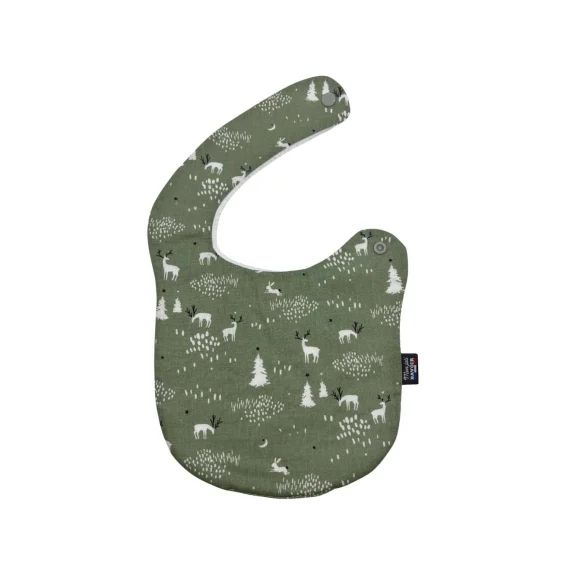 Bavoir Nourrisson Animaux D&rsquo;hiver Vert
