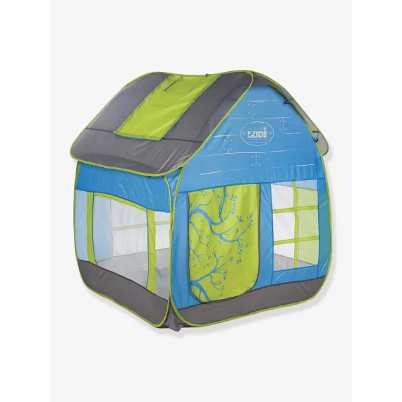 Tente anti-UV Maison Cottage LUDI bleu
