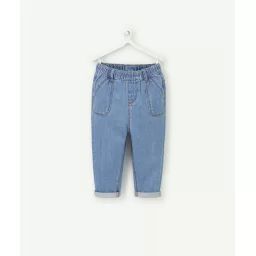 Pantalon relaxed bébé garçon en denim low impact –  – Soldes