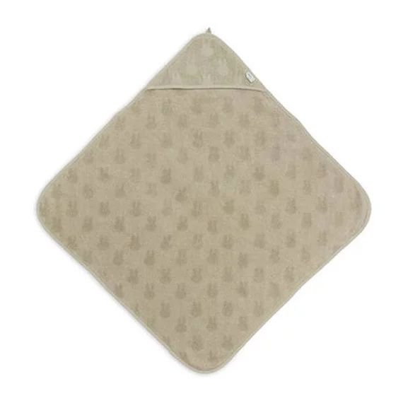 Cape De Bain Bébé Coton Éponge 75x75cm Miffy Jacquard Vert Olive Vert