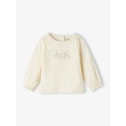 T-shirt fairy dreams bébé manches longues écru