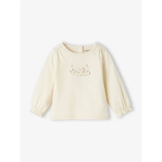T-shirt fairy dreams bébé manches longues écru