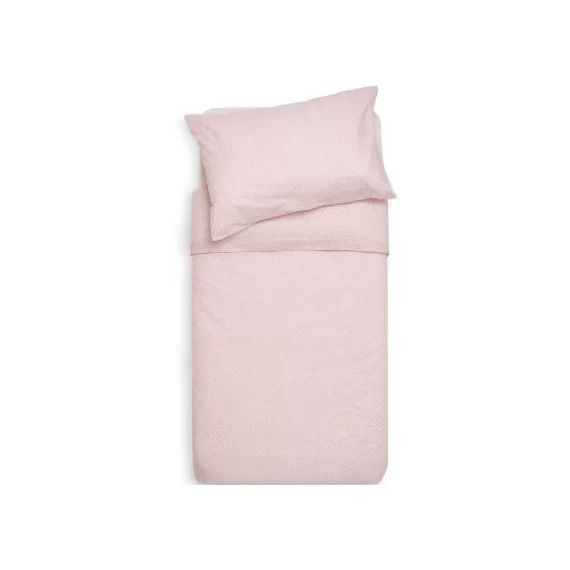 Housse de couette + taie d&rsquo;oreiller Snake Pale Pink (100 x 140 cm)