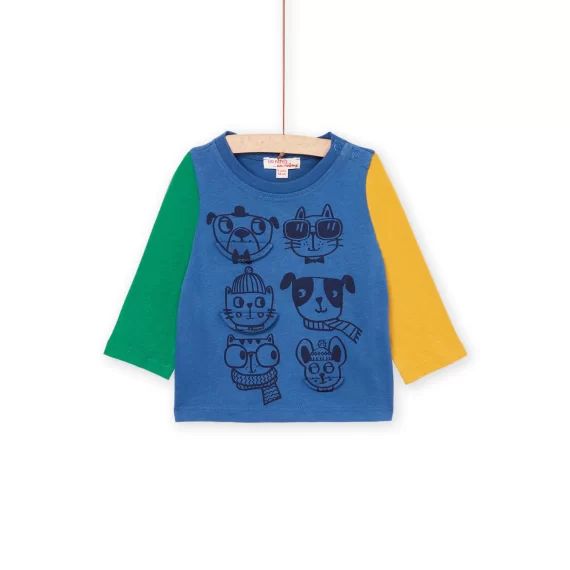 T-shirt À Manches Longues – Bleu