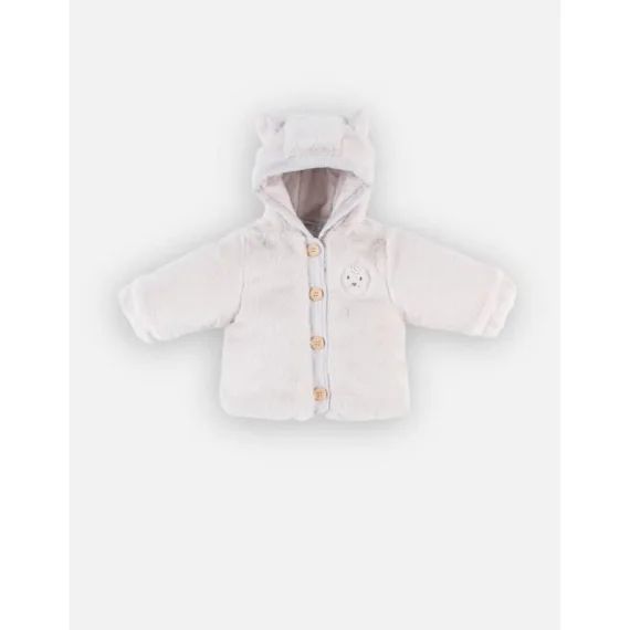 Veste à capuche en Groloudoux® gris