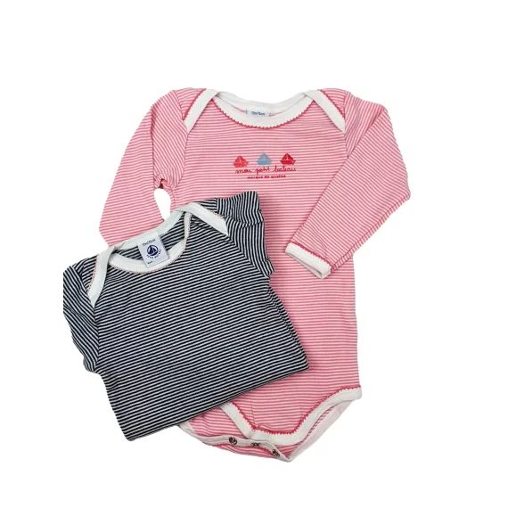 Ensemble de 4 body fille 12 mois