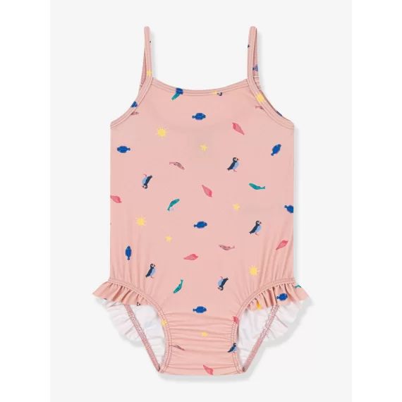 Maillot de bain 1 pièce PETIT BATEAU rose