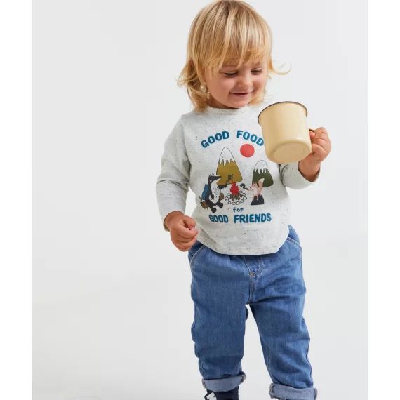 Jean bébé garçon en denim low impact