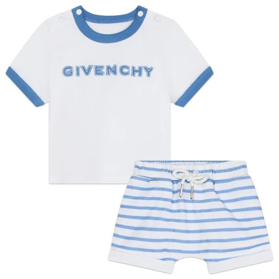Ensemble short et T-shirt UNISEXE Bleu