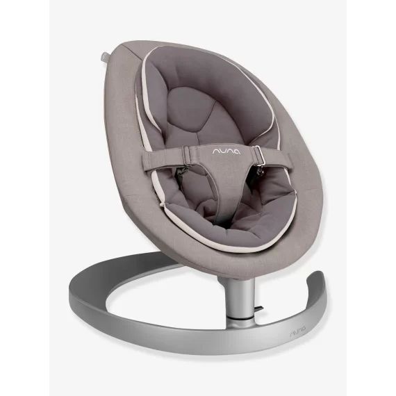 Transat évolutif NUNA Leaf Grow avec arche de jeux gris clair (quartz)
